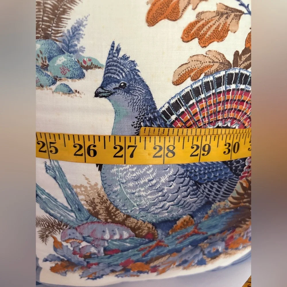 Ruffed Grouse Decorative embroidered/ Printed graphics Throw Pillow